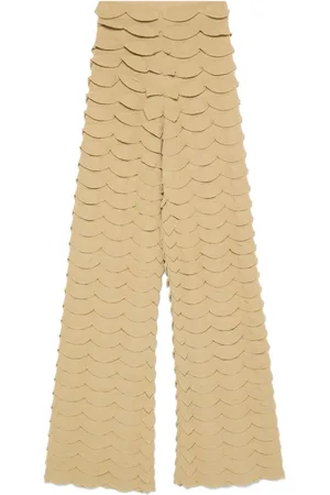 Nanushka Pantaloni con ruches