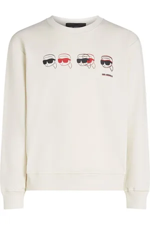 Karl Lagerfeld Felpa Ikon con stampa grafica