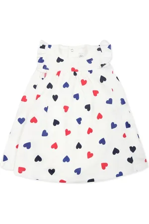 Petit Bateau Abito in cotone con stampa
