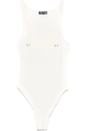 MUGLER Body con dettaglio piercing
