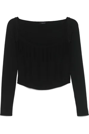 MUGLER Maglione con motivo in rilievo