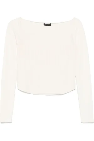 MUGLER Maglione con motivo in rilievo