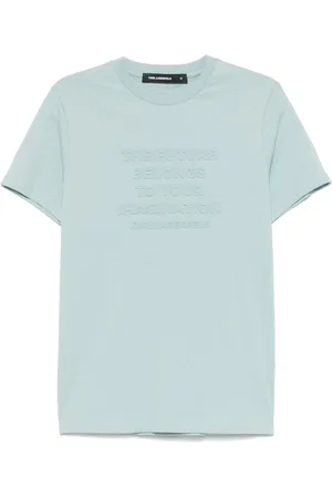 Karl Lagerfeld T-shirt con grafica goffrata