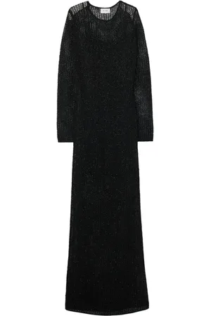 ST. JOHN Abito lungo con paillettes