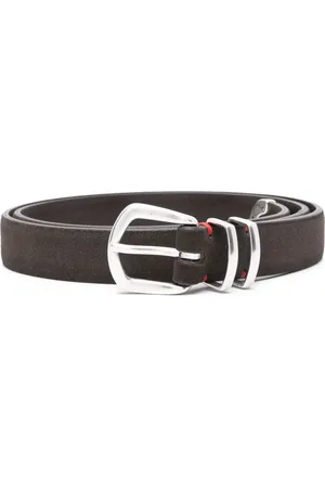 ELEVENTY Cintura in pelle scamosciata