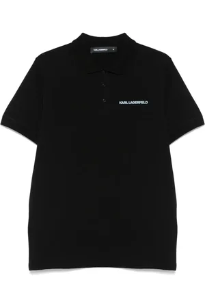 Karl Lagerfeld Polo in cotone con ricamo logo