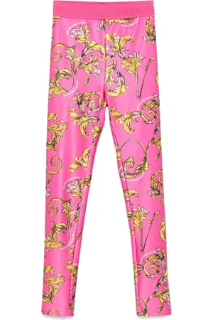 VERSACE Leggings Barocco con stampa