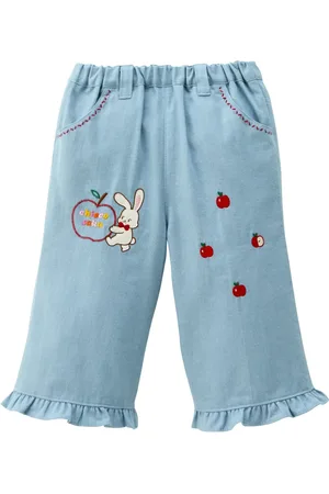Miki House Pantaloni con ricamo