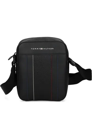 Tommy Hilfiger Borsa messenger con dettaglio a righe RWB
