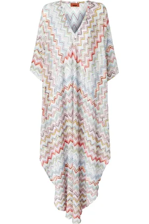 Missoni Abito lungo con motivo a zigzag
