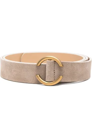 LARDINI Cintura in pelle scamosciata