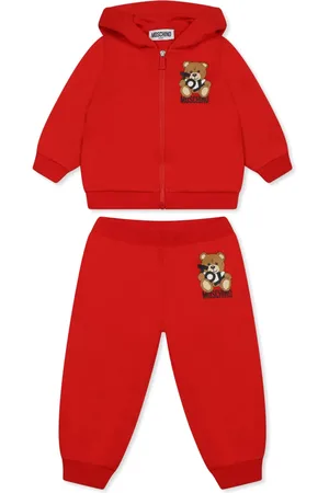 Moschino Tuta sportiva con stampa Teddy Bear