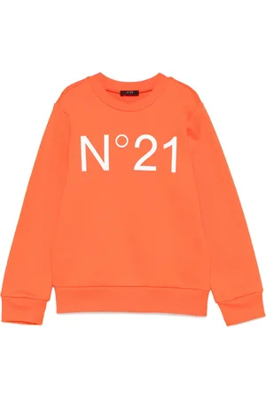 Nº21 Felpa con stampa logo