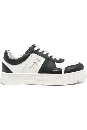 Patrizia Pepe Sneakers in pelle con design color-block
