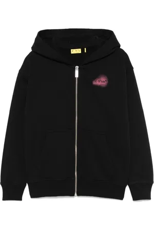 OFF-WHITE Felpa Arrow Spray con cappuccio