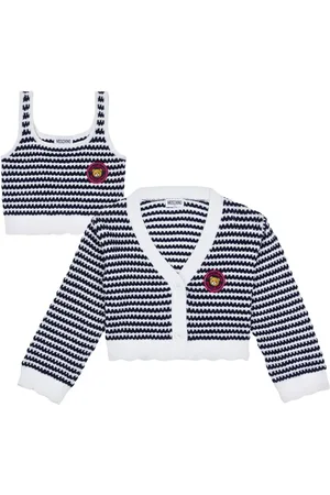 Moschino Set cardigan con applicazione