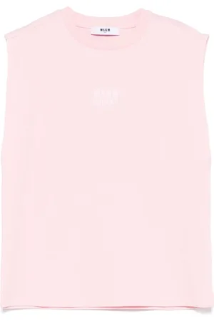 Msgm Top con stampa logo