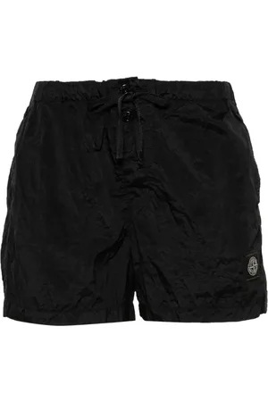 Stone Island Costume da bagno con applicazione Compass