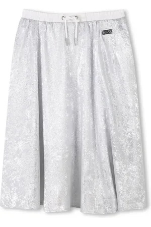 DKNY Gonna midi con placca logo