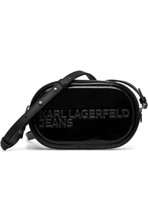Karl Lagerfeld Borsa a tracolla con logo goffrato
