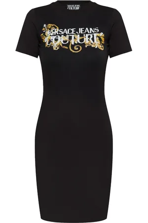 VERSACE Abito corto Crystal Outline Barocco