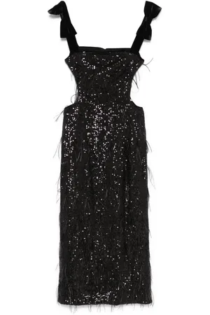NISSA Abito midi con paillettes