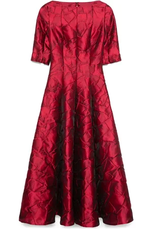 TALBOT RUNHOF Abito midi con motivo jacquard