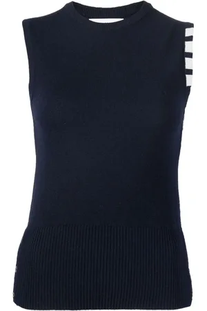 Thom Browne Top con dettaglio a 4 righe