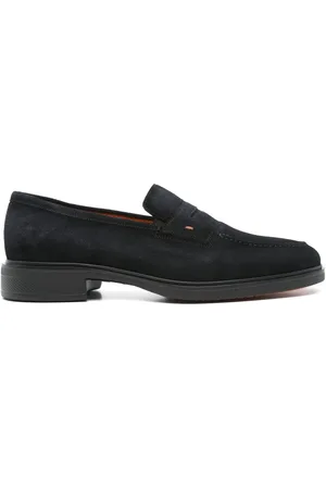 santoni Mocassini in pelle scamosciata