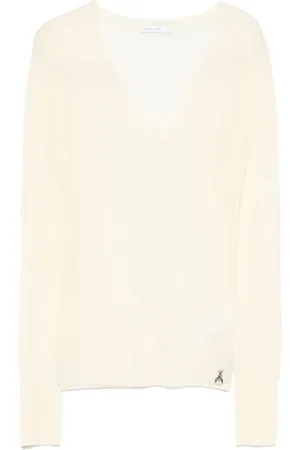 Patrizia Pepe Maglione in maglia fine con scollo a V