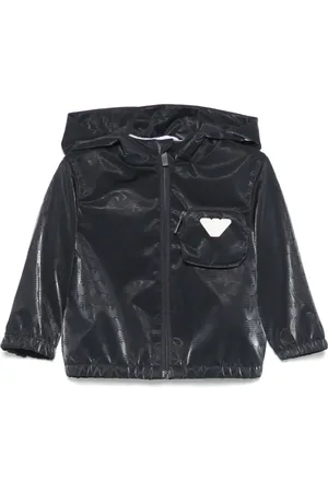 Emporio Armani Giacca con logo gommato