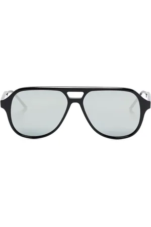 Thom Browne Occhiali da sole con montatura stile pilota