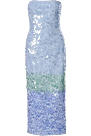 Carolina Herrera Abito midi con paillettes