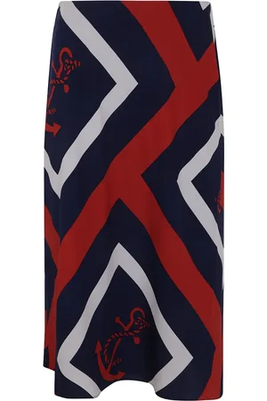 Ralph Lauren Gonna midi con stampa