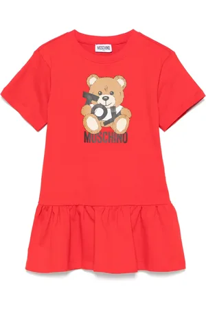 Moschino Abito Teddy Bear con stampa
