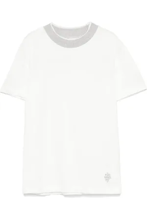 ELEVENTY T-shirt con dettagli a contrasto
