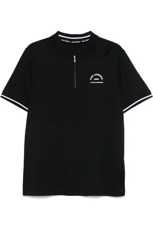 Karl Lagerfeld Polo in cotone con ricamo logo