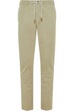 ELEVENTY Pantaloni dritti con coulisse