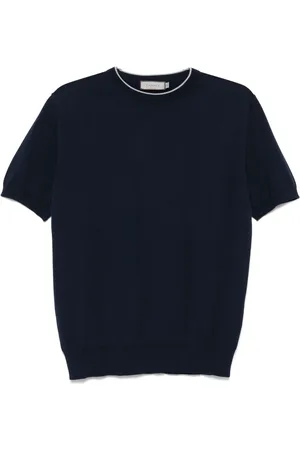CANALI T-shirt in maglia fine