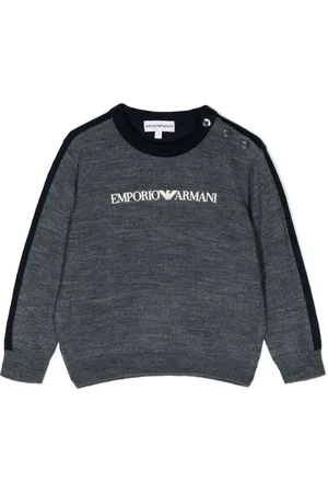 Emporio Armani Maglione girocollo con ricamo