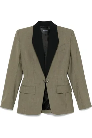 MUGLER Blazer con piercing