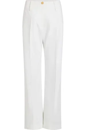Patou Pantaloni in gabardine con vita ampia