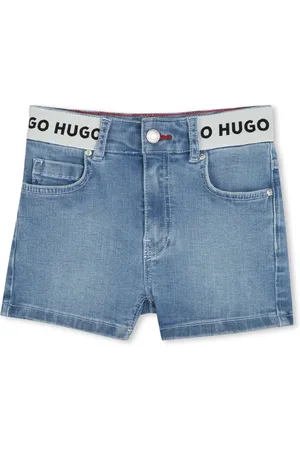 HUGO BOSS Shorts denim con banda logo