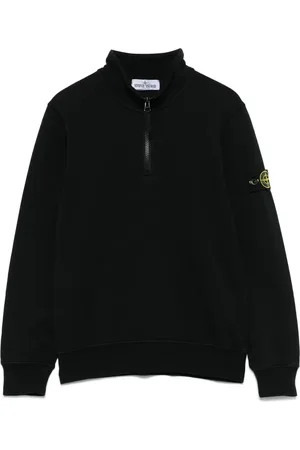 Stone Island Felpa con applicazione Compass