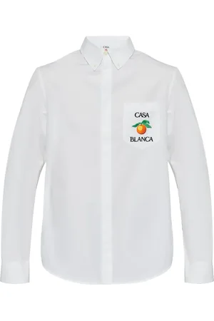 Casablanca Camicia con ricamo