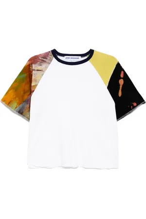 Stain Shade T-shirt con design a inserti