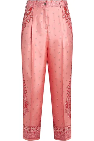 Etro Pantaloni con stampa paisley