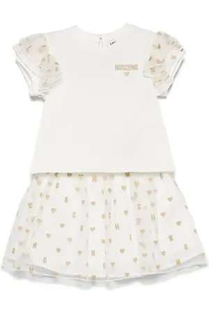 Moschino Set gonna con motivo jacquard