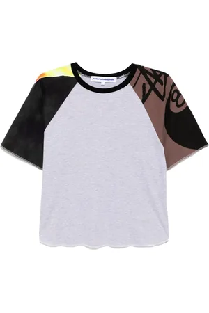 Stain Shade T-shirt con design a inserti