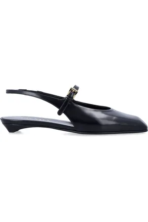 Prada Ballerine in pelle con cinturino posteriore